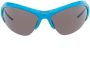 Balenciaga Eyewear Zonnebril met cat-eye montuur Blauw - Thumbnail 1