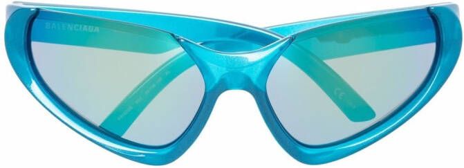 Balenciaga Eyewear Xpander zonnebril met cat-eye montuur Blauw