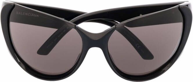 Balenciaga Eyewear Xpander zonnebril met vlinder montuur Zwart
