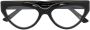 Balenciaga Eyewear Zonnebril met cat-eye montuur Zwart - Thumbnail 1