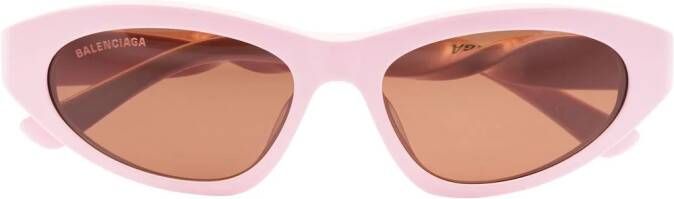 Balenciaga Eyewear Zonnebril met cat-eye montuur Roze