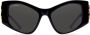 Balenciaga Eyewear XL Dynasty zonnebril Zwart - Thumbnail 1
