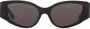Balenciaga Eyewear Zonnebril met cat-eye montuur Zwart - Thumbnail 1
