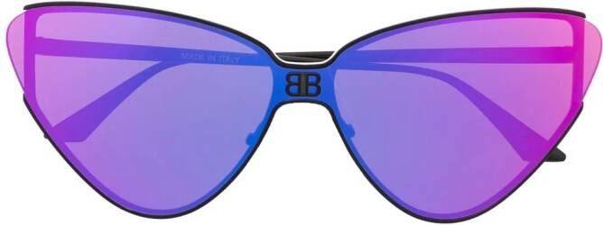 Balenciaga Eyewear Zonnebril met cat-eye montuur Zwart