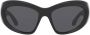 Balenciaga Eyewear Zonnebril met kattenoog montuur Zwart - Thumbnail 1