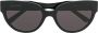Balenciaga Eyewear Zonnebril met kattenoog montuur Zwart - Thumbnail 1