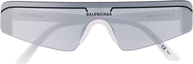 Balenciaga Eyewear Zonnebril met logo Wit