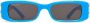 Balenciaga Eyewear Zonnebril met rechthoekig montuur Blauw - Thumbnail 1