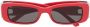 Balenciaga Eyewear Zonnebril met rechthoekig montuur Rood - Thumbnail 1