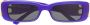 Balenciaga Eyewear Zonnebril met rechthoekige montuur Blauw - Thumbnail 1