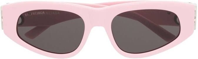 Balenciaga Eyewear Zonnebril met vierkant montuur Roze