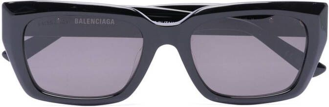 Balenciaga Eyewear Zonnebril met vierkant montuur Zwart