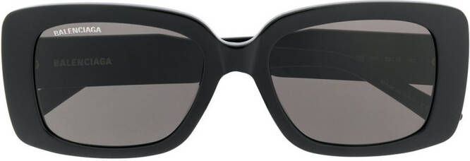 Balenciaga Eyewear Zonnebril met vierkant montuur Zwart