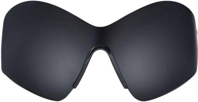 Balenciaga Eyewear Zonnebril met vlinder montuur Zwart