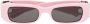 Balenciaga Eyewear Zonnebril verfraaid met kristallen Roze - Thumbnail 1