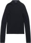 Balenciaga Fijngeribbelde trui Zwart - Thumbnail 1