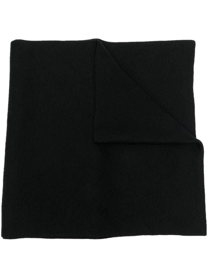 Balenciaga Fijngebreide sjaal Zwart