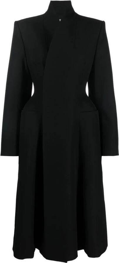 Balenciaga Flared jas Zwart