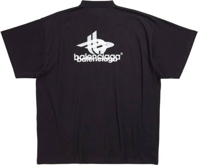 Balenciaga Gelaagd T-shirt Zwart