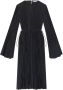 Balenciaga Geplooide midi-jurk Zwart - Thumbnail 1