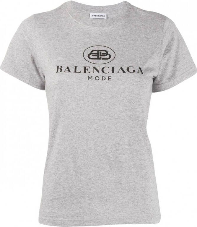 Balenciaga Getailleerd T-shirt Grijs