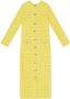 Balenciaga Geweven kokerjurk Geel - Thumbnail 1