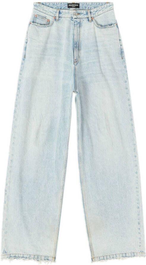 Balenciaga High waist jeans Blauw