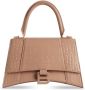 Balenciaga Hourglass kleine shopper Beige - Thumbnail 1