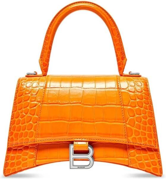 Balenciaga Hourglass kleine shopper Oranje
