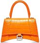 Balenciaga Hourglass kleine shopper Oranje - Thumbnail 1