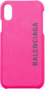 Balenciaga iPhone X hoesje Roze