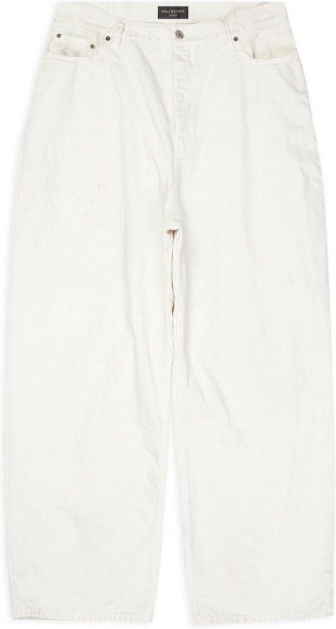 Balenciaga Jeans met toelopende pijpen Wit