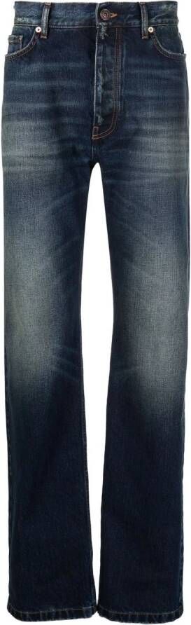 Balenciaga Jeans met vervaagd-effect Blauw