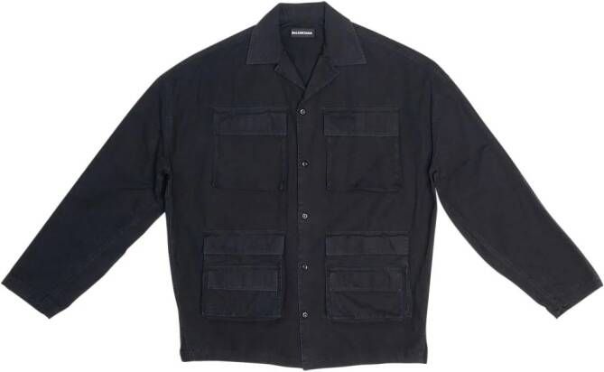 Balenciaga Katoenen overhemd Zwart