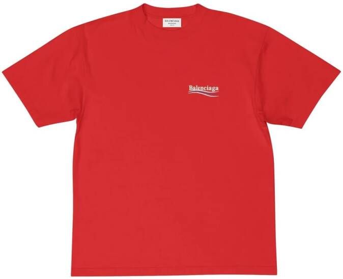 Balenciaga Katoenen T-shirt Rood