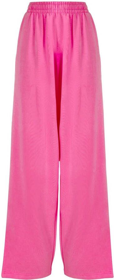 Balenciaga Katoenen trainingsbroek Roze