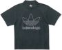Balenciaga Kids T-shirt met logoprint Groen - Thumbnail 1