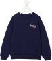 Balenciaga Kids Sweater met geborduurd logo Blauw - Thumbnail 1