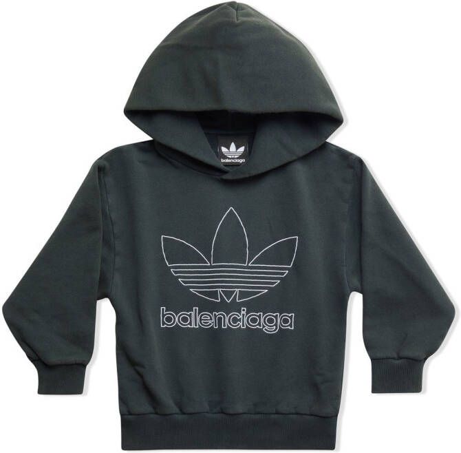 Balenciaga Kids x adidas hoodie Groen