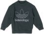 Balenciaga Kids x Adidas sweater met ronde hals Groen - Thumbnail 1