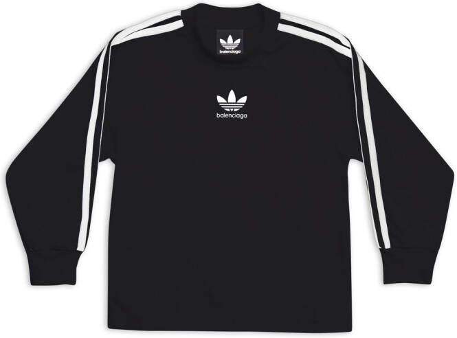 Balenciaga Kids x adidas T-shirt met logoprint Zwart