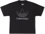 Balenciaga Kids x Adidas T-shirt met logoprint Zwart - Thumbnail 1