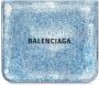 Balenciaga Kleine portemonnee Blauw - Thumbnail 1