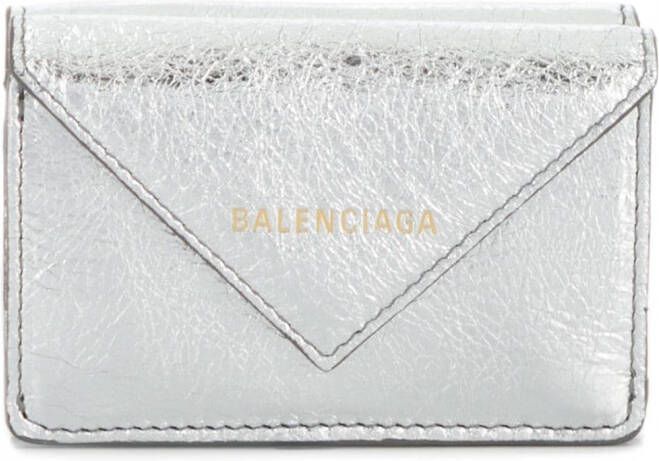 Balenciaga Kleine portemonnee Zilver