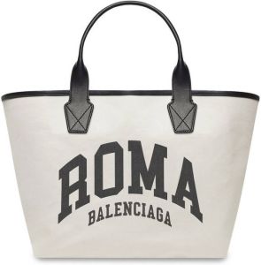 Balenciaga Cities Roma grote shopper Beige