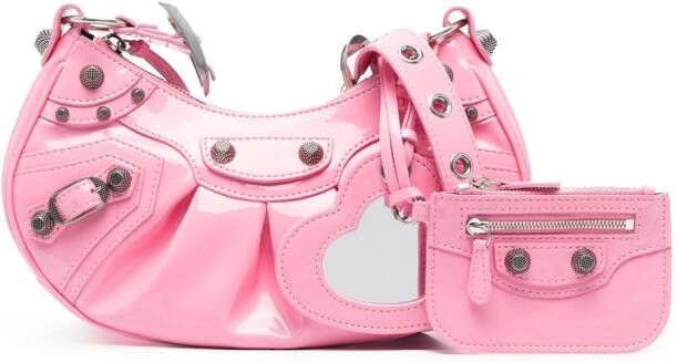 Balenciaga Le Cagole schoudertas Roze