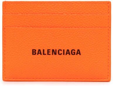 Balenciaga Leren pasjeshouder Oranje