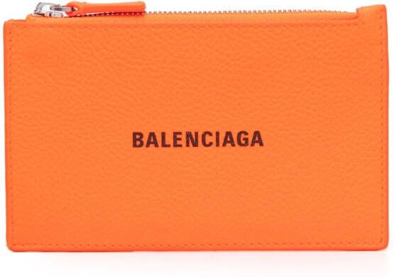 Balenciaga Portemonnee met logo Oranje
