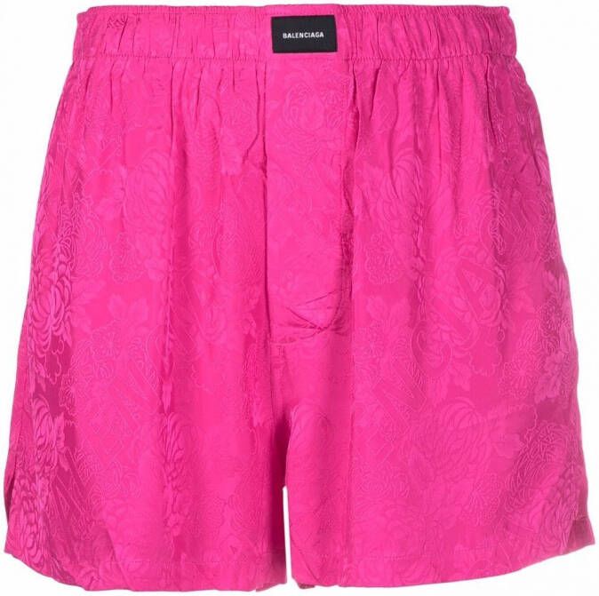 Balenciaga High waist shorts Roze