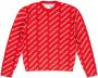 Balenciaga Sweater met logoprint Rood - Thumbnail 1